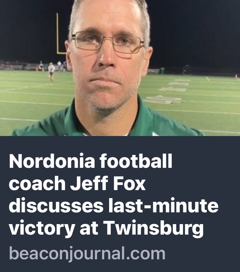 2025 10 03 Akron Beacon Journal Football Coach Fox Video Photo